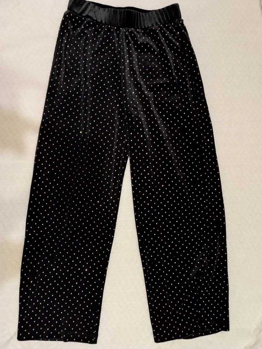 Велюрові брюки зі стразами Zara 146-152