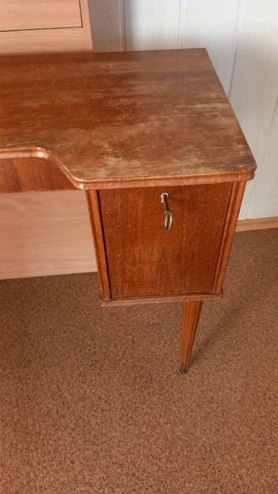 Biurko przedwojenne szerokość 95 głębokość 40 wysokość 70 cm