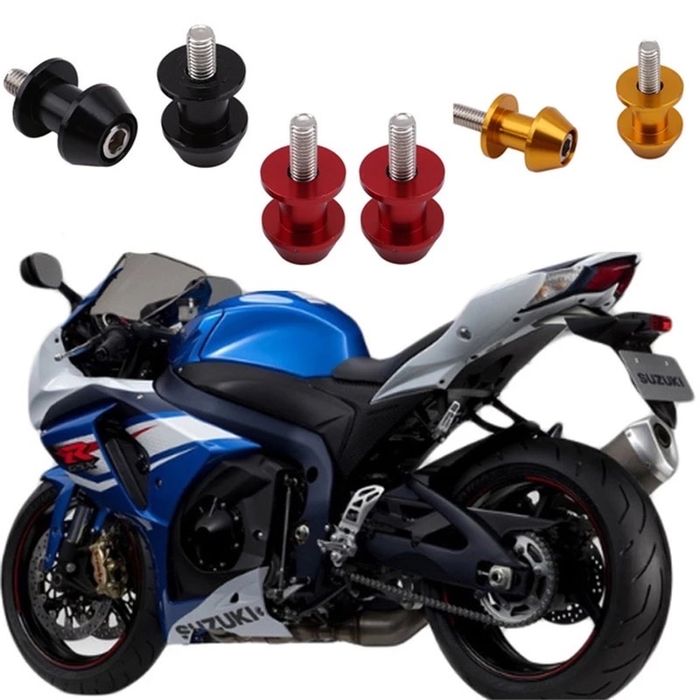 Par suportes aluminio cavalete moto M6 e M8