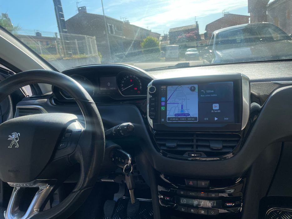 Rádio 4/64GB Peugeot 208/2008 Android 14 com GPS (Novo)