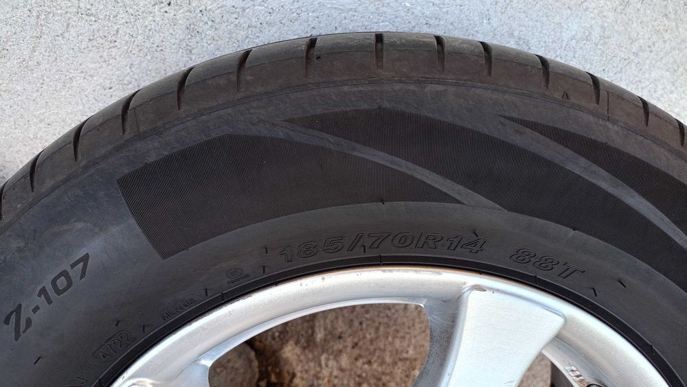 Alufelgi Volkswagen 14" + opony letnie