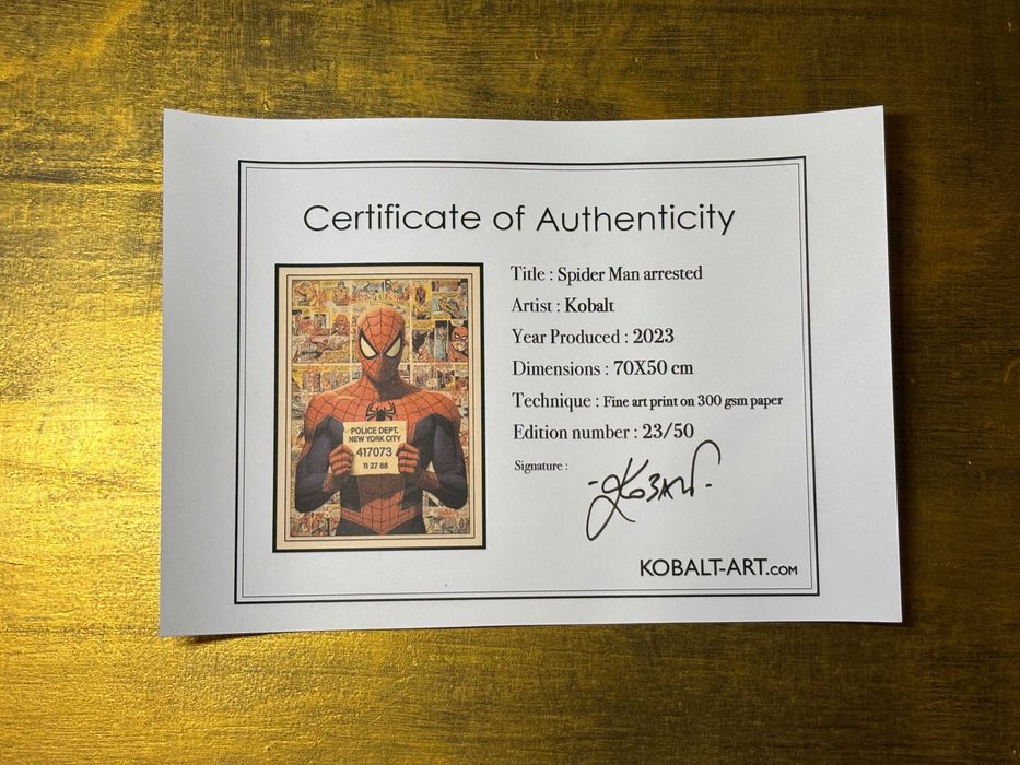 Kobalt - Spider Man Arrested436331551119779845