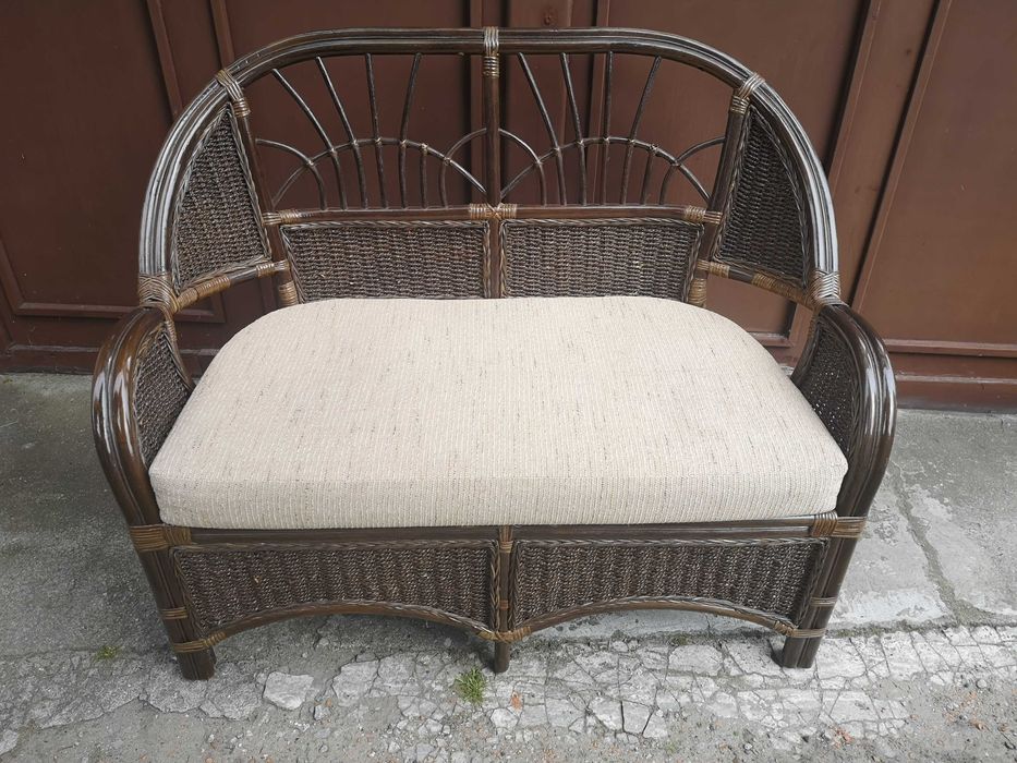 Sofa ratanowa taras ogrod