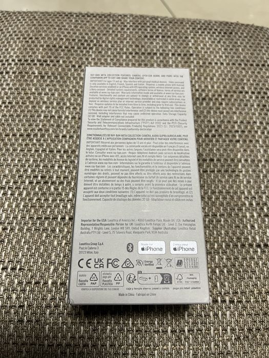 Розумні смарт окуляри Ray-Ban Meta wayfarer rw4006 ai glasses