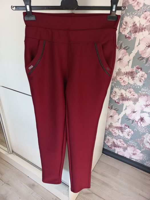 Spodnie wiosenne wysoki stan M. Nowe