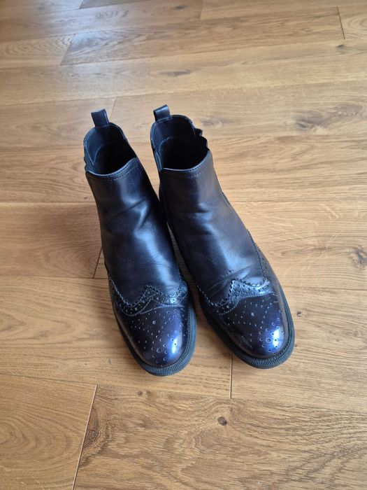 Buty granatowe sztyblety