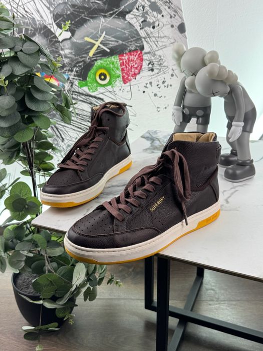 Зимові ботінки шкіряні Superdry Premium 42 розмір Е12097