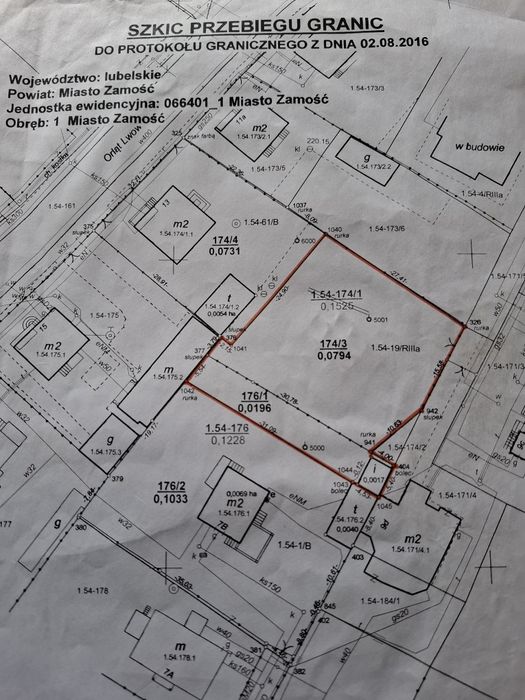 Sprzedam działkę budowlaną w Zamościu przy ul.Orląt Lwowskich - Widok 4