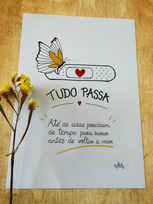Desenho único feito à mão by Kat @tinythoughts.art