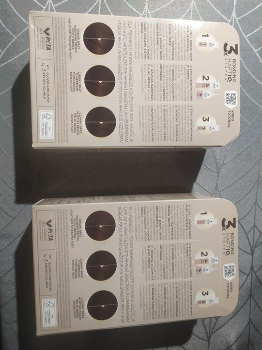 Pielęgnująca farba w kremie naturalny brąz 2 szt