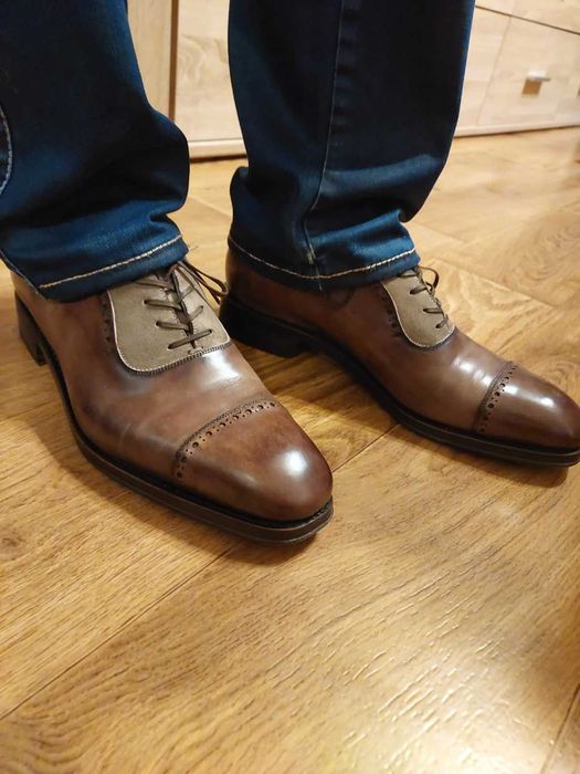 Оксфорди броги Salvatore Ferragamo чоловічі