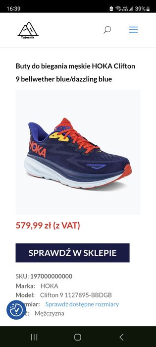 Buty do biegania HOKA