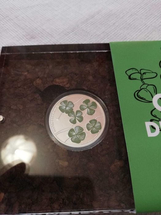 Moeda Prata Proof O Trevo de Quatro Folhas