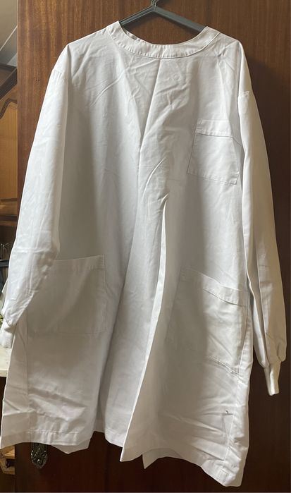 Bata branca unissexo