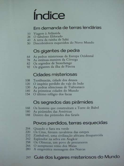 Os Últimos Mistérios do Mundo