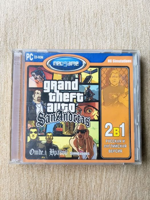 Комп'ютерна гра PC Grand Theft Auto SanAndreas 2004 Neogame 2в1