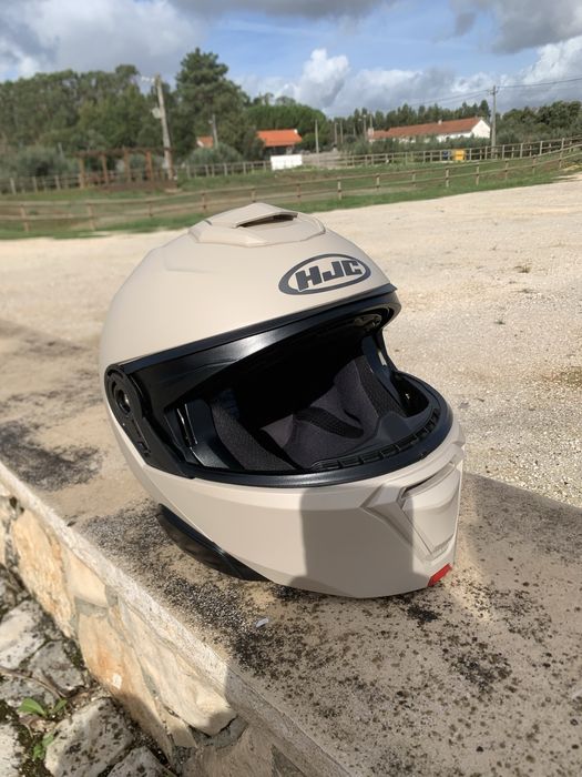 Capacete HJC I91 matt sand beige