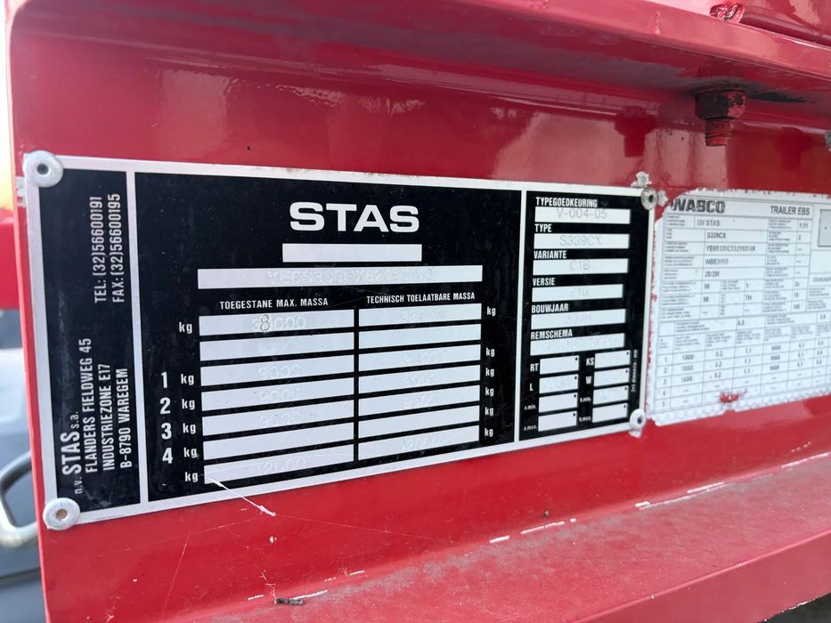Stas 28M3 Cała Aluminiowa  Sprowadzona Oś Podnoszona