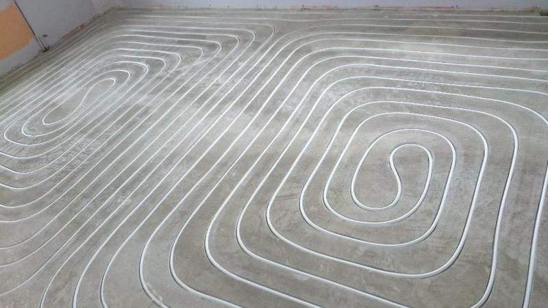 Ogrzewanie podłogowe frezowane