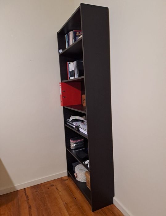 Estante livros preta