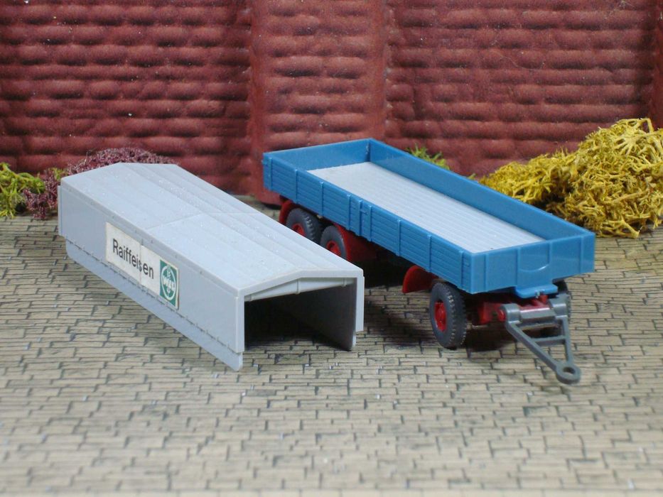 Wiking 40d - Reboque Plataforma/Atrelado 3 Eixos com Cobertura / Usado