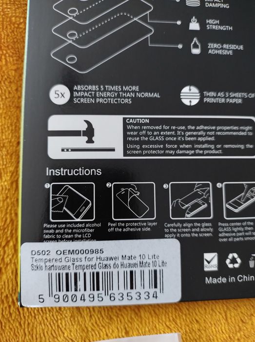 Szkło hartowane Huawei Mate 10 Lite