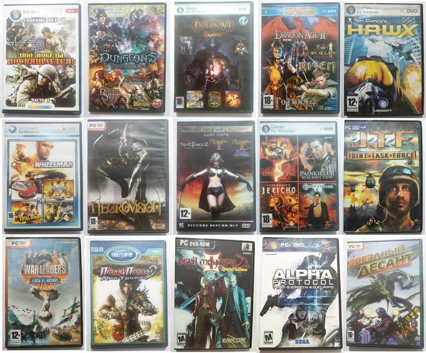 Диски для ПК dvd-game PC коллекционеру