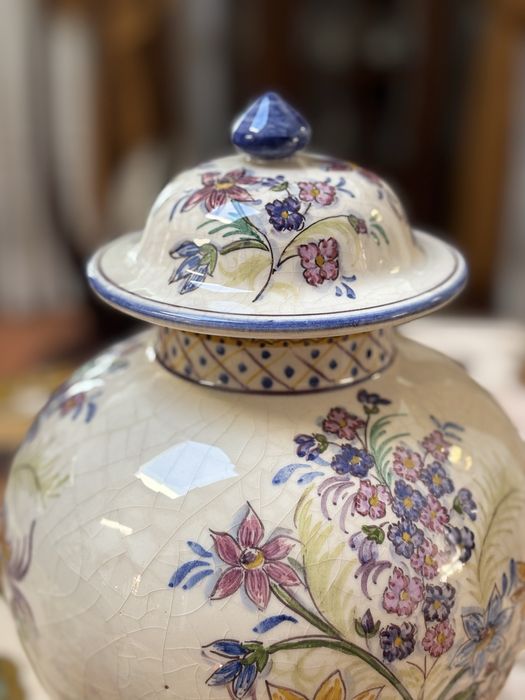 Pote Vintage Carvalhinho RARO - Assinado (séc XIX - XX) - 33cm