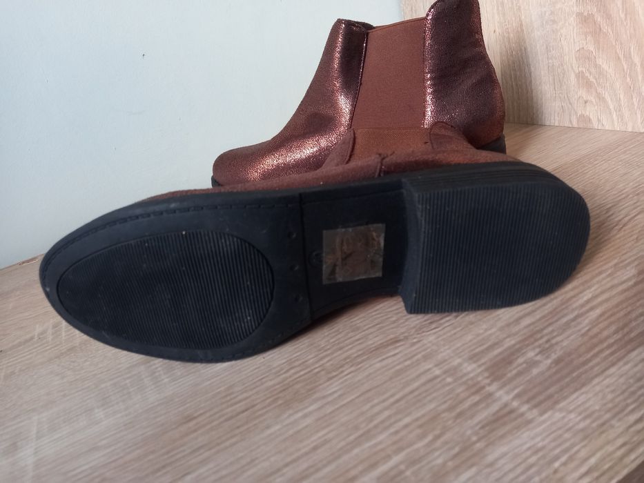 Sztyblety buty  brokatowe r 40