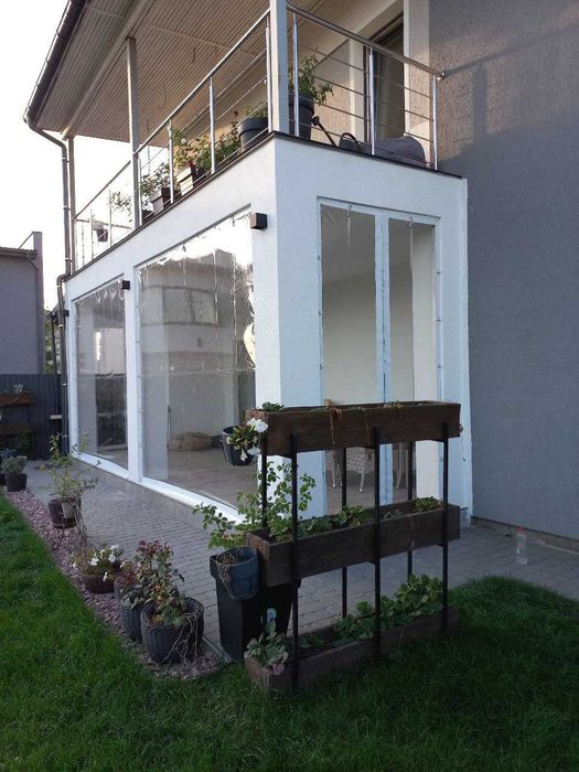 М'які вікна з ПВХ тканини для тераси