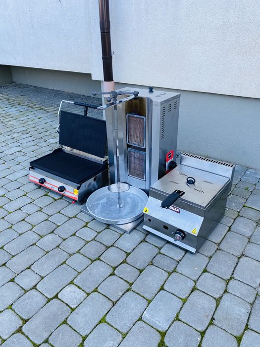 Гриль Прижимний,Апарат Для Шаурми,Фритюрниця Все Газове Комплект!!!