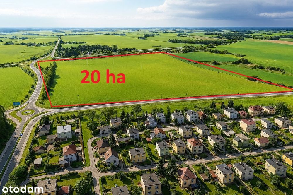 Atrakcyjne działki inwestycyjno - budowlane w Chojnicach, 20 ha
