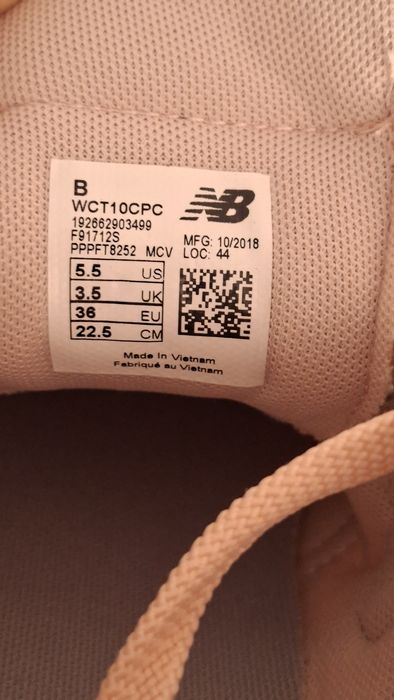 Sneakersy nowe damskie sportowe New Balance Rozmiar 36
