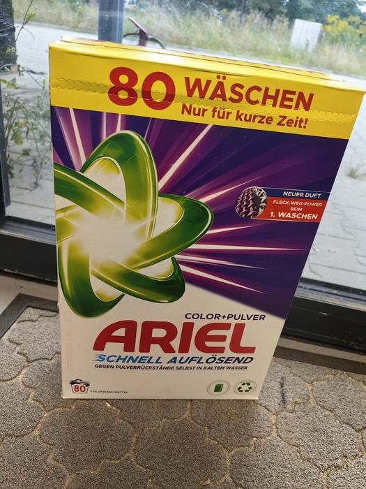 Proszek do prania Ariel Color 80 prań 5,2 kg – Schnell Auflösend (Niemiecki)
