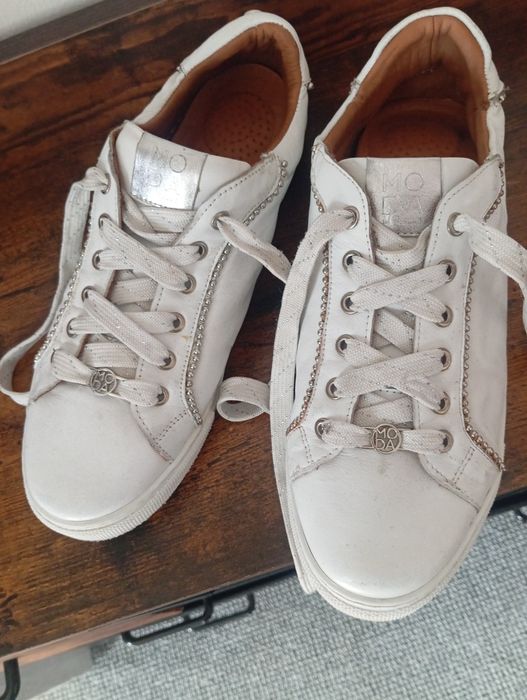 białe sneakersy damskie Arita 40-41