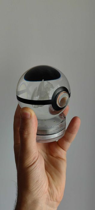 Pokébola Charizard c/ Luzes LED