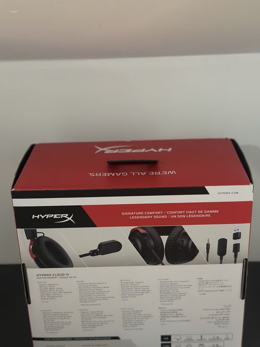 Наушники HyperX Cloud III Black-Red