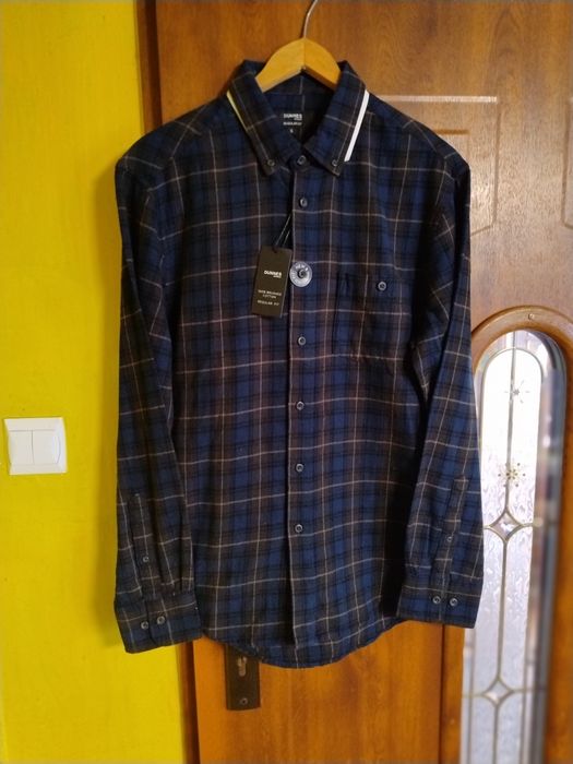 S nowa koszula męska 100% bawełna dunnes regular fit