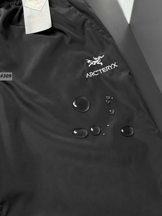 Черные штаны Arcteryx Mini Logo — Спортивні Штани Артерикс — GORETEX