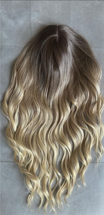 Topper hair wlosy peruka blond na wymiar