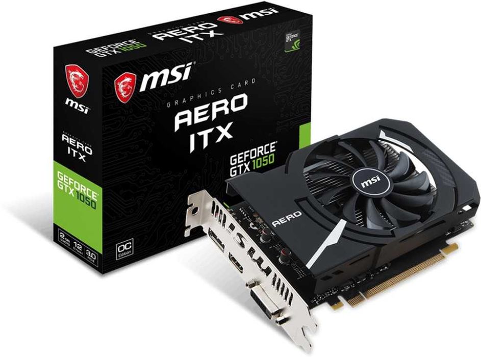 Відеокарта MSI GeForce GTX 1050 AERO ITX 2G OCV1