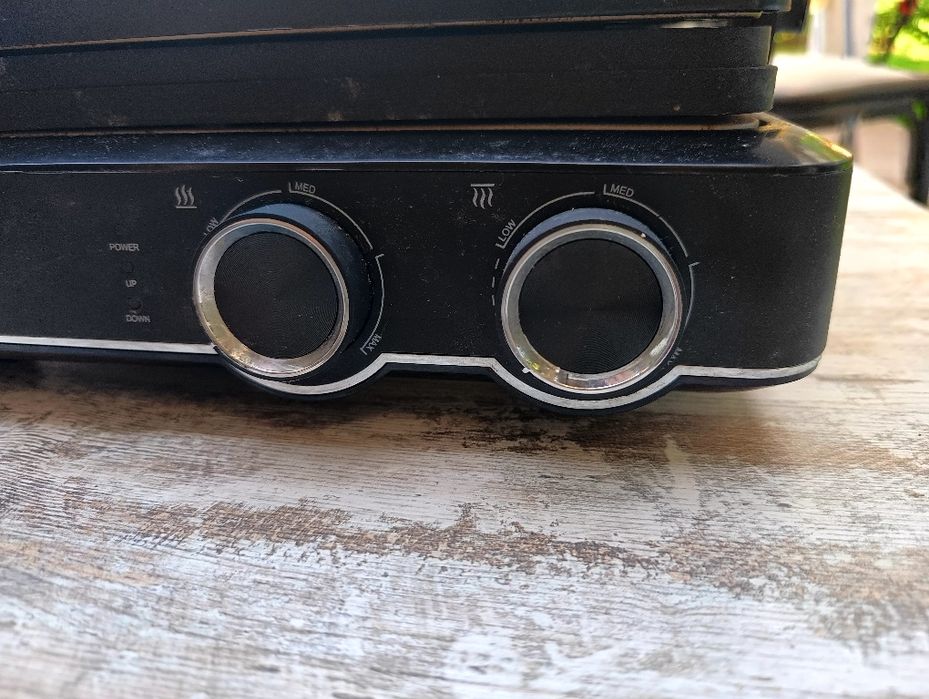 Grill elektryczny GÖTZE & JENSEN GL802X – 2000 W | Duża moc | W pełni sprawny