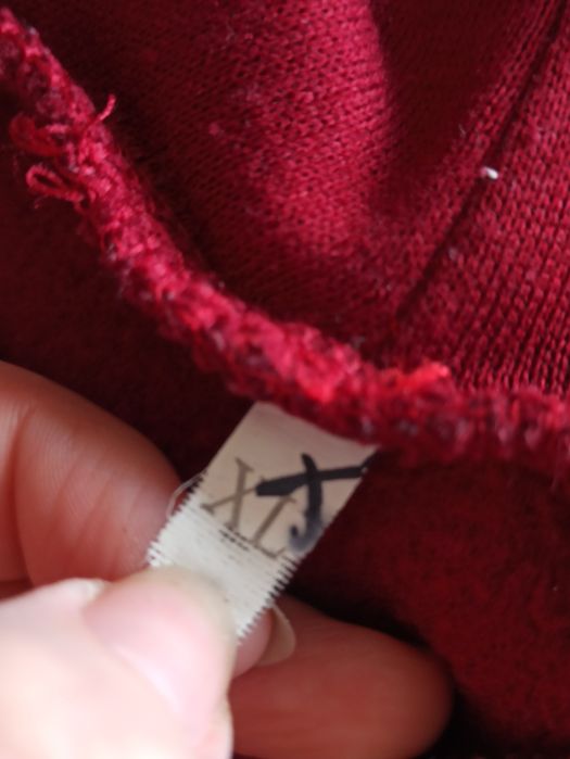 Sg Bordowa bluza z kapturem 36 , S bluza damska 36 , S