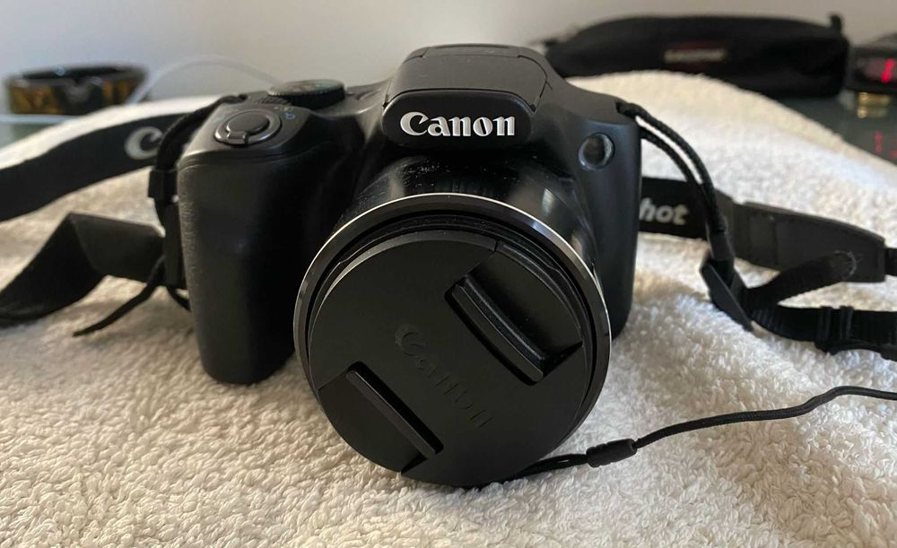 Canon Powershot SX530 HS c/baterias e estojo