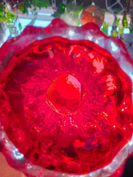 Wazon Ingrid Glass czerwień, ice- Kurt Wokan