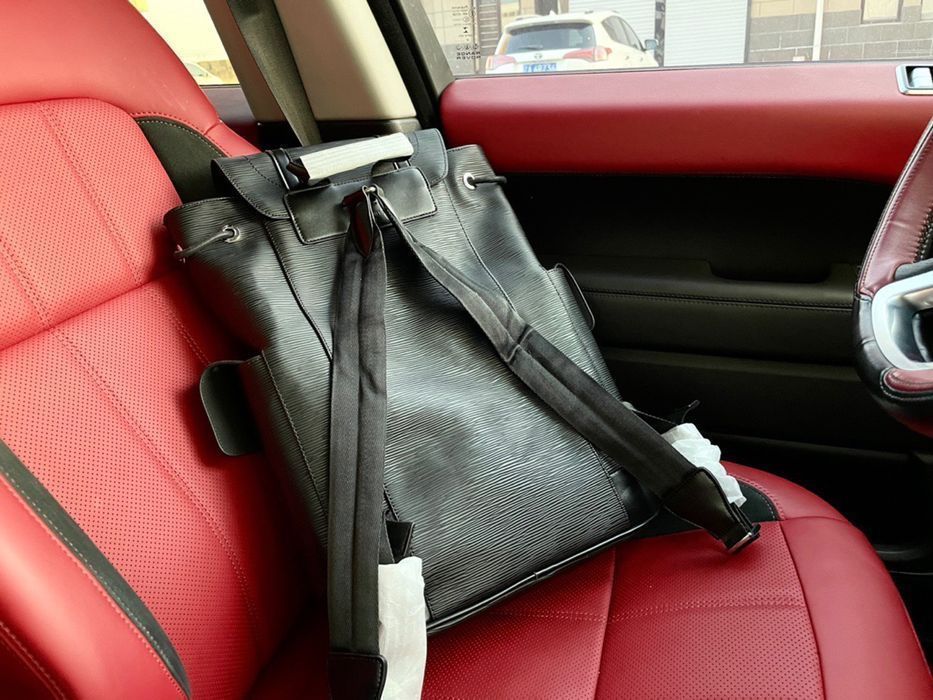 Louis Vuitton x Supreme мужской рюкзак черный оригинал портфель ранец