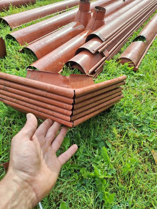 Blacha z demontażu SSAB prelaq + rynny + obróbki