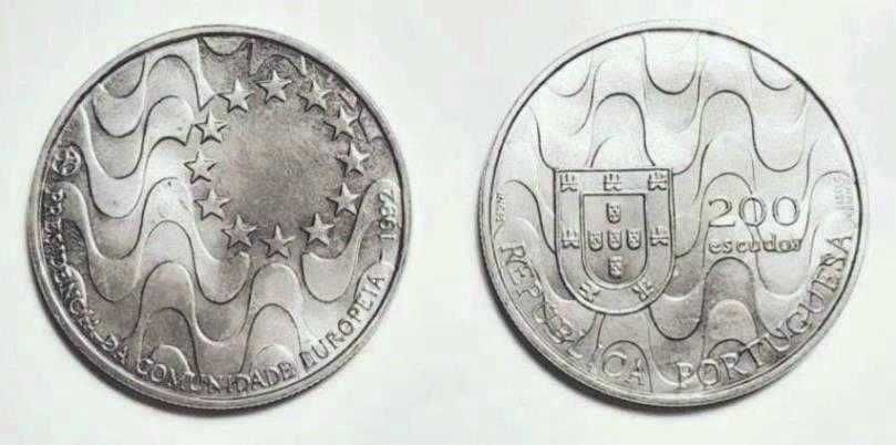 Portuguese Coins - 200$ Escudos (Presidency of the European Community)