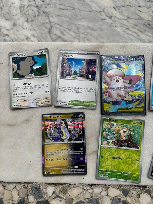 Lote de cartas pokémon