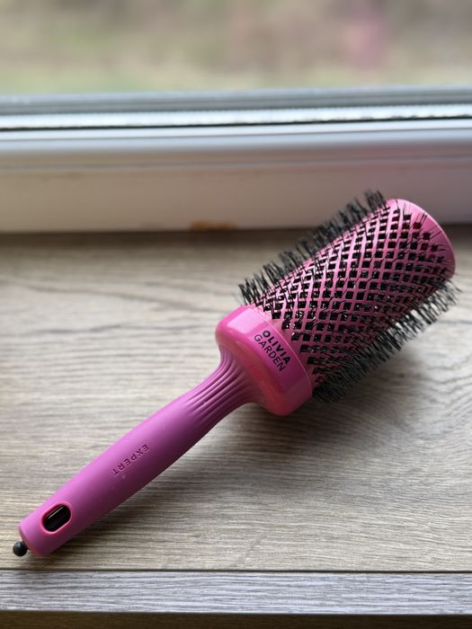 Браш Olivia Garden Expert Shine Hot Pink 55